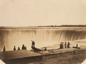 Niagara Falls, ca. 1855. av Possibly by Silas A. Holmes.