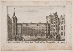 Frederik V på Koldinghus av Poul Isac Grønvold