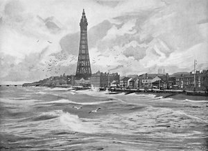 Blackpool, med Eiffeltårnet, c1896