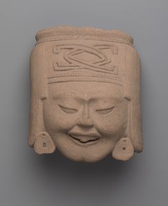 Leder for en leende kvinne, Totonac (keramikk)