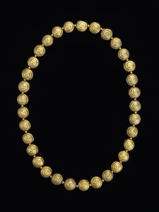 Halskjede av snegleperler, Moche av Pre Columbian Pre Columbian