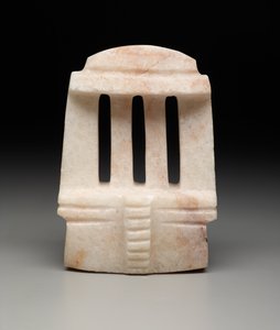 Tempel, før 300 f.Kr. (kalsitt) av Pre Columbian Pre Columbian