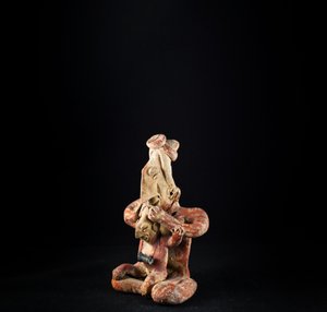 Kvinnelig statue / meksikansk kunst, Nayarit (terrakotta) av Precolombian Precolombian