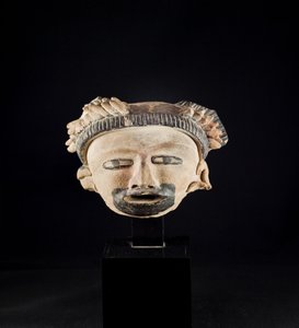 Hodestatuett / Mexico, Totanaque-kultur (terrakotta)