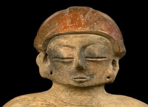 Pre-columbiansk statuett / Chorrera-kunst (terrakotta)