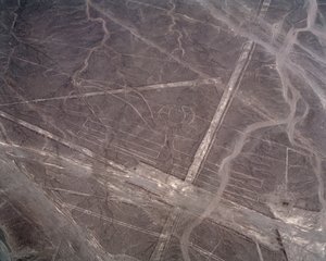 Luftfoto av Nazca Lines (fotografi av Prehistoric Prehistoric