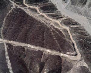 Luftfoto av Nazca-linjene (fotografi av Prehistoric Prehistoric