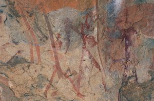 Menneskefigurer (hulemaleri) av Prehistoric Prehistoric