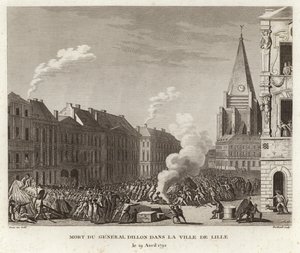 General Dillons død i Ville de Lille