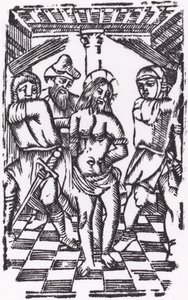 Flageleringen av Probably French 16th Century