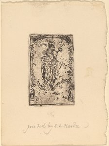 Madonna og barn av Probably Netherlandish 15th Century