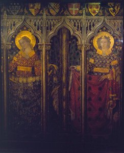 Engler, rekonstruksjon av en vegg et maleri opprinnelig i St. Stephen