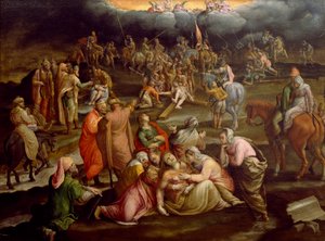 Crucifixion, av Prospero Fontana (1512-1597)