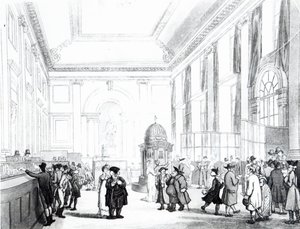 Bank of England, Great Hall, fra Ackermanns 