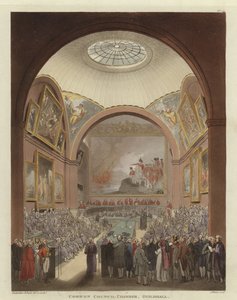 Felles rådssal av Pugin and Rowlandson