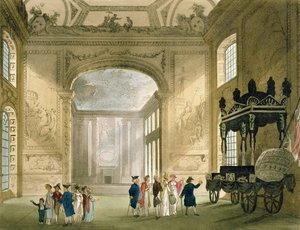 Greenwich Hospital fra Ackermanns Microcosm of London (trykk) av Pugin and Rowlandson