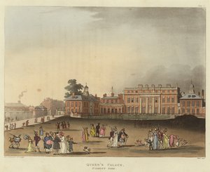 Dronningens palass av Pugin and Rowlandson