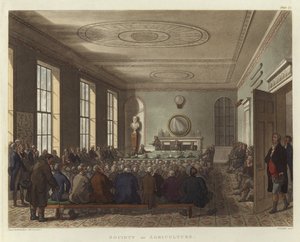 Landbrukssamfunnet av Pugin and Rowlandson