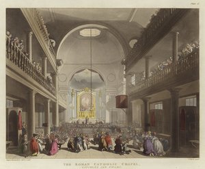 Det romersk-katolske kapellet av Pugin and Rowlandson
