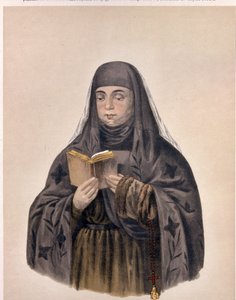 Portrett av Tsarina Eudoxia Feodorovna Lopukhina (Eudoxie Lopoukine (ou Lopoukhine)