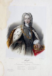 Portrett av tsaren Peter II av Russland 1715-1730