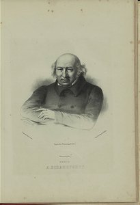 Portrett av forfatteren prins Alexander Shakhovskoi 1777-1846, 1860-tallet av Pyotr Fyodorovich Borel