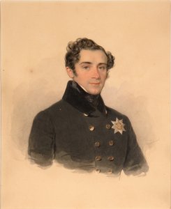 Portrett av prins Alexander Fyodorovich Golitsyn 1796-1864, 1838 av Pyotr Fyodorovich Sokolov