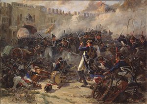 Slaget ved Smolensk i august 1812, 1956 av Pyotr Ivanovich Zhigimont