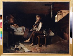 En gal fiolinist ved morens dødsleie (A Mad Violonist at Mother