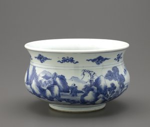Røkelsesbrenner, Jingdezhen, Jiangxi-provinsen (keramikk)