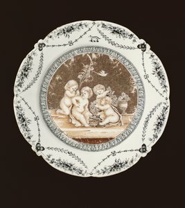 Sideplate, Qianlong-periode, ca. 1782 (porselen)