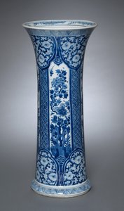 Vase med omslag, 1662-1722 av Qing Dynasty Chinese School