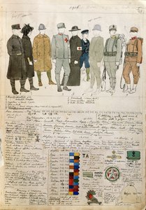 Uniformer of Kingdom of Italy av Quinto Cenni, Fargeplate av Quinto Cenni