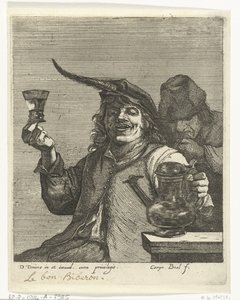 drikkende mann