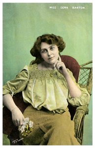 Dora Barton , britisk skuespillerinne, c1905-1919. av RW Thomas