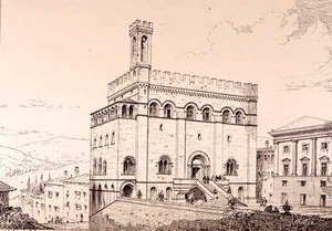 Palazzo del Comune, Gubbio, Italia, fra 