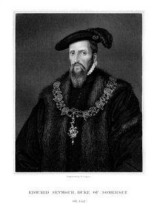 Edward Seymour, 1. hertug av Somerset, Lord Protector of England, 1823.