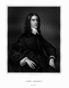John Selden , engelsk jurist, juridisk antikvar og orientalsk lærd, 1823.