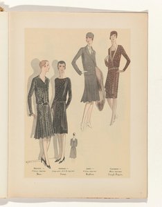 Kunst - Smak - Skjønnhet, Brosjyrer av feminin eleganse, november 1928, nr. 99, 9. år, s. 19 av R. Drivon