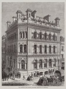 Nye kontorer til National Provident Institution i Eastcheap