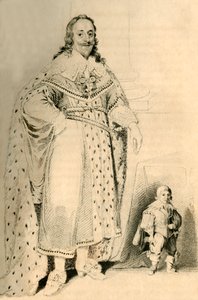 Jeffery Hudson, 30 år gammel, 18 tommer høy. - Dverg til kong Charles den første, 1821.