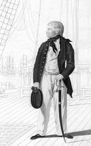 Prins William Henry som midtskipsmann om bord på Prince George, 1831. av R. Page