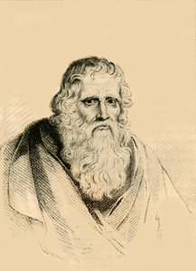 Thomas Parr, som døde i en alder av 152 år, 1821.