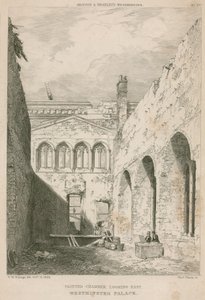 Painted Chamber, Westminster Palace, London, med utsikt mot øst