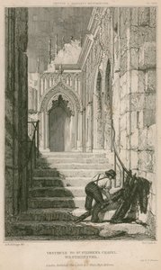 Vestibyle til St Stephen's Chapel, Westminster Palace