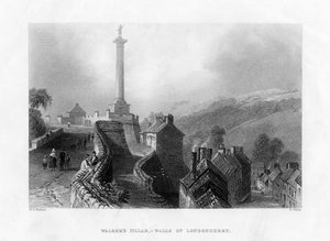 Walkers Pillar, Londonderry, Nord-Irland, 1860