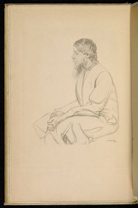 Frontispice av Gitanjali-sangtilbud av Rabindranath Tagore