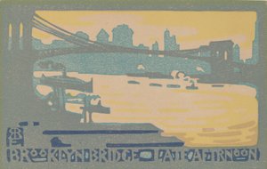 Brooklyn Bridge sent på ettermiddagen, 1916. av Rachael Robinson Elmer