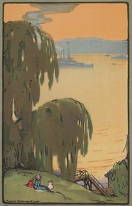 Hudson fra Riverside Drive, 1914.