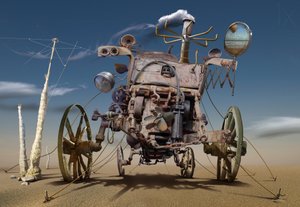 Steampunk-ørkenmaskin av Radoslav Penchev
